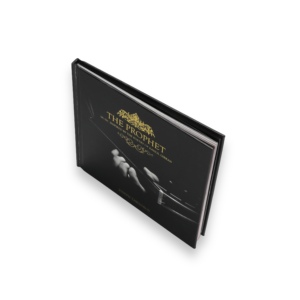 Emballage de CD de musique du monde oriental inspiré de la poésie dans un coffret rigide de luxe avec un design orné d'ornements dorés - Product Image 3