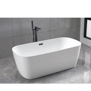 Bañera Independiente de Piedra Artificial con Función de Masaje, Diseño Tradicional para Uso en Apartamentos - Product Image 2