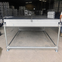 Scène économique en aluminium pour événements extérieurs avec structure Ringlock