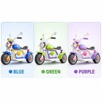 Moto électrique pour enfants en gros, tricycle télécommandé pour enfants de 2 à 4 ans