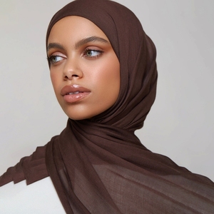 2024 Mới Trong 100% Tre Phương thức Hijab <span class=keywords><strong>20</strong></span> Màu Sắc Cổ Khăn Phụ Nữ Hồi Giáo Khăn Choàng 100% Thiên Nhiên Hijab - Product Image 1