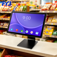 Caisse enregistreuse de comptoir FYJ Desktop F8, fonctionnement stable, design fin et ultra-plat, prise en charge de plusieurs modes de paiement, machine POS multilingue