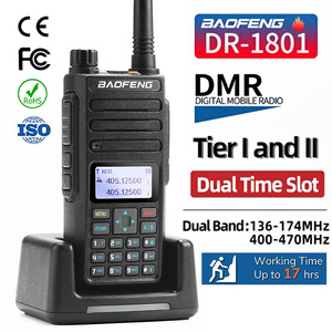 Radio numérique et analogique Baofeng DR-1801UV 5W DMR avec certifications CE FCC DMO, véritable double slot de temps, appel crypté, talkie-walkie MOTOTRBO Tier 2 - Product Image 1