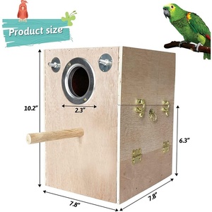 Chuồng Nuôi Vẹt Nhà Giao Phối Chim Gỗ Chuồng Chim Chuồng Vẹt - Product Image 2