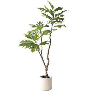 Arbre à <span class=keywords><strong>pain</strong></span> artificiel en plastique réaliste au toucher naturel, <span class=keywords><strong>de</strong></span> haute qualité, pour la décoration intérieure et extérieure du jardin - Product Image 1