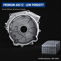 Cache-moteur de générateur 5GF en fonte d'aluminium ADC12, usiné CNC de précision, pour groupe électrogène 5KW 6.5KW, commande en gros, fourniture OEM