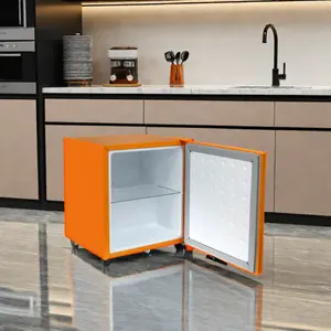Mini refrigerador elétrico para bebidas e vinhos, refrigerador portátil com refrigeração direta para carro, dormitório, bar, RV, Reino Unido, uso ao ar livre, atacado