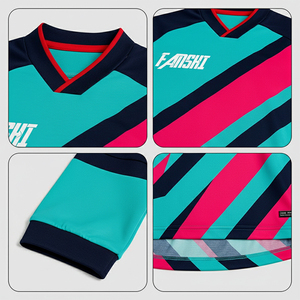 Camiseta de Fútbol Personalizada Estilo Club Barcelona Real <span class=keywords><strong>Madrid</strong></span> Bayern Sin Logotipo Oficial Ropa de Fútbol para Fanáticos OEM - Product Image 2