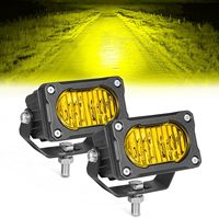 Nouveaux feux LED de 3 pouces 40W pour brouillard/feux de recul/feux de délimitation, projecteurs de conduite tout-terrain pour camions/jeeps/quads
