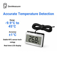 Thermomètre numérique professionnel ZenMeasure TPM-10 avec sonde haute résistance pour entrepôt