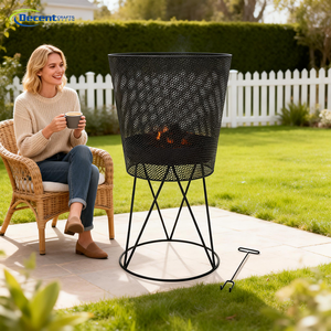 Braciere Portatile in Ferro Facile da Montare con Design Compatto per Piccoli Spazi, Ideale per Viaggi e Avventure, Ecologico - Product Image 1
