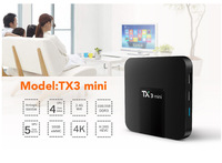 Venta caliente Android Tv Box digital Fabricante Bolivia TX3 Mini S905W 1080p Set Top Box 1GB 8GB 2GB 16GB Set-top Box