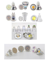 Interior 12V 24V DC 85-265V AC GU5.3 E27 E14 GU10 lámpara de techo bombilla led cob mr16 foco