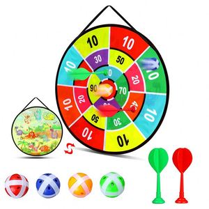 Children Double-sided Dartboard Indoor Fun Party Play Game Sticky Balls Large <b>Dart</b> Board for Kids - Product Image 6