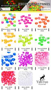 Grosir Tas Besar Warna Neon Kristal Perbaikan Tidak Panas Berlian Imitasi Belakang Datar Dalam Jumlah Besar Berlian Imitasi Kaca untuk Seni Kuku - Product Image 6