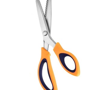 Professional <b>Pinking</b> Shears Heavy Duty Stainless Steel Blade Fabric Zigzag Cutting Scissors for Finishing Industrial Sewing <b>Tool</b> - Product Image 2