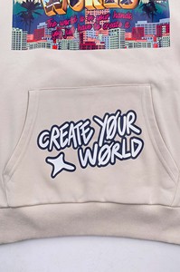 เสื้อมีฮู้ดน้ำหนักมากของผู้ชายเสื้อผ้าแนวสตรีทเสื้อผ้าผ้าฝ้าย100% - Product Image 4