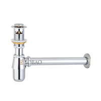 Siphon de lavabo antique de haute qualité, siphon de lavabo en laiton, siphon de lavabo