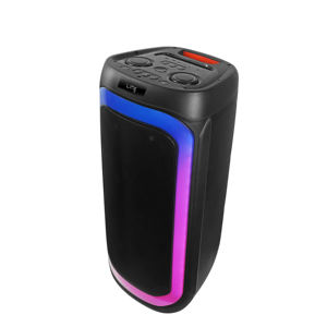 T OEM grande portátil LED intermitente doble 6,5 pulgadas venta al por mayor portátil LED Bluetooth al aire libre fiesta altavoz con luces <span class=keywords><strong>Flash</strong></span> - Product Image 4