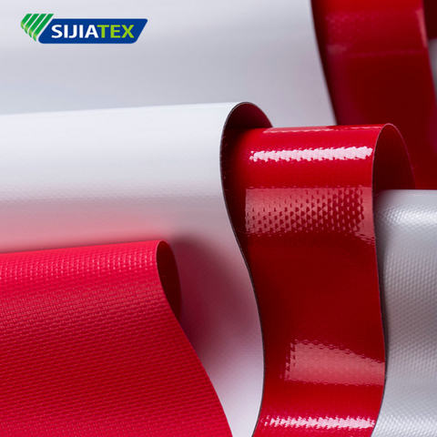 Custom PVC Coated Tarpaulin Blackout Fire Retardant Waterproof PVC Tarpaulin Roll for Tent Material