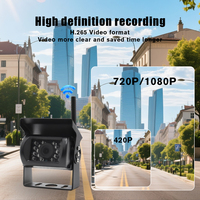 Kit de caméra de recul sans fil AHD haute résistance 9 pouces 1080P avec moniteur pour machines de chantier, véhicules miniers et logistique