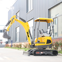 Mini-excavatrice 2 tonnes avec moteur Kubota, livraison gratuite, mini-excavatrice CE EURO 5 EPA, petite excavatrice sur chenilles 1 tonne, excavatrices pour usage domestique