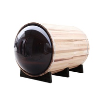 Sauna Silinder Portabel Desain Bola, Buatan Pabrik Langsung, Pesanan Khusus, Tidak Standar, Bentuk Bulat, Untuk Dalam/Luar Ruangan