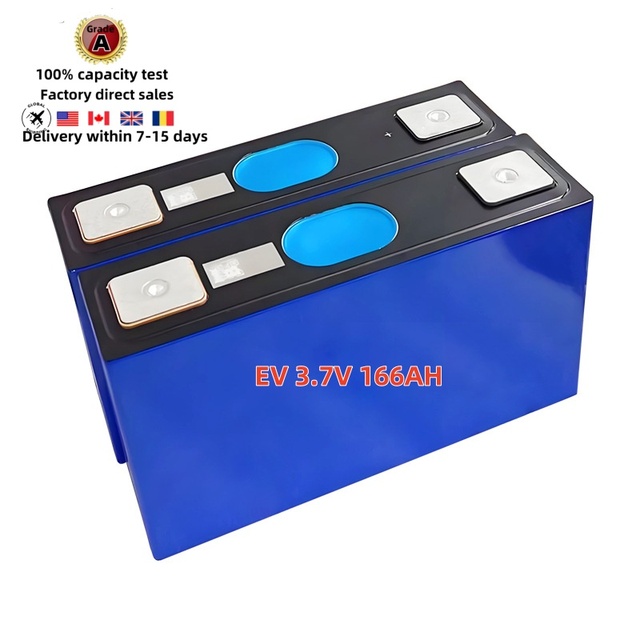 Grade a Lithium Polymer Batteries 3.7V 166Ah NCM Cells Prismatic Rechargeable EV Car Battery Pack Li-ion Battery Cell