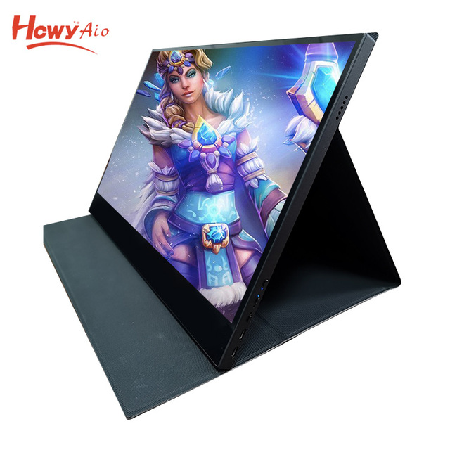 1080P 15.6inch IPS Panel 72% SRGB 60Hz PS4 Portable Display for Gaming & PC with Type-C Interface