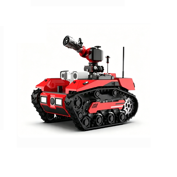 WD Remote Control Tracked Fire Fighting Robot 3000W Dual Motor IP65 Protection Explosion Proof Rescue 300KG Load Capacity 1.5M/s