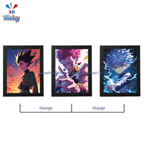 Maßgefertigtes 3D-Lentikular-Anime-Poster mit Flip-<span class=keywords><strong>Motion</strong></span>-Effekt 30x40cm PET-Kunststoff Wandkunst - Product Image 2
