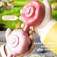 Jouet d'apprentissage précoce Montessori pour enfants, jeu de perles numérotées à assortir avec seau de rangement, ensemble d'activités de motricité fine pour l'apprentissage précoce