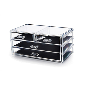 Desktop Finishing Cosmetic <b>Makeup</b> Organizer Plastic Storage <b>Box</b> <b>Makeup</b> Organizer - Product Image 6