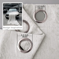 Bindi décoratif translucide rideaux assombrissant Boho damassé motif conception lumière filtrage voilage rideaux pour chambre