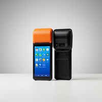 Nouveau terminal de point de vente portable avec système Android 14.0, impression thermique 58 mm, adapté pour les commandes en restaurant
