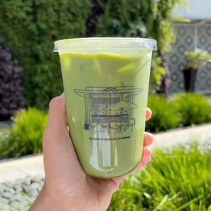 Gobelets en plastique transparents jetables personnalisés de 16 oz en forme de U avec fond arrondi, avec couvercles et pailles à logo pour café et thé - Product Image 5