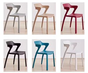 Chaise <span class=keywords><strong>en</strong></span> <span class=keywords><strong>plastique</strong></span> blanche empilable colorée à prix avantageux pour la maison, le restaurant, le café, les meubles de salle à manger - Product Image 5