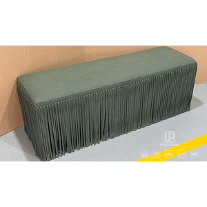 High End Special Design Luxury Console Green Fabric Rectangle Restaurant <b>Tables</b> <b>Coffee</b> <b>Table</b> for Living Room Green Fabric <b>Tables</b> - Product Image 4