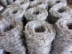 Fil de fer barbelé galvanisé à chaud en gros, pas cher, bobine de 2 mm en 10 kg pour la protection - Product Image 5