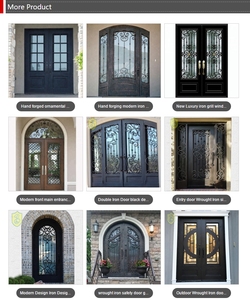 Pintu Besi Tempa Tangan Desain Sederhana, Laris Manis - Product Image 6