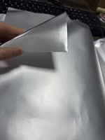 Revêtement Réfléchissant en Aluminium Renforcé avec Tissu en Fibre de Verre, Feuille Carrée Moderne, Résistante au Feu et à l'Eau, Chaleur Maximale 2mm/3mm