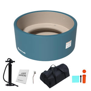 <span class=keywords><strong>Piscine</strong></span> gonflable portable hors sol avec parois renforcées en tissu PVC Drop Stitch DWF, baignoire de glace gonflable, <span class=keywords><strong>tube</strong></span> de bain froid - Product Image 3
