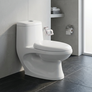 Offre Spéciale : WC Monobloc en Céramique Style Arabe pour le Moyen-Orient, Chasse d'eau Cyclone, Sanitaire pour Salles de Bain / Cabines WC - Product Image 1