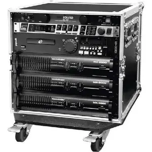 12u amp rack caso de vuelo