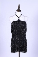 Belle fille danse latine Tassel Dress Adult Sequin Jazz Dance Dress