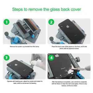 RELIFE RL-601S PLUS DIY OEM iPhone Compatible <strong>Phones</strong> Back Cover Glass Rotating <strong>Fixing</strong> Fixture Mobile Repair <strong>Tool</strong> - Product Image 4