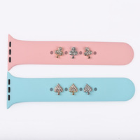 Bracelet de montre Charms Anneau décoratif pour bracelet Ongles créatifs Bracelet de montre Accessoires Bracelet iWatch