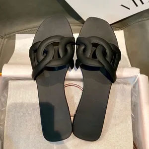 Pantofole piatte da donna sandali infradito ragazza diapositive Sandalias estate moda in pelle marca spiaggia camera da letto Casual