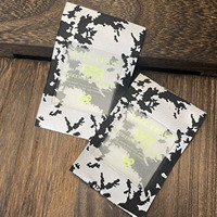 Étiquettes en tissu polyester personnalisées Machine d'impression de logo thermocollante pour vêtement Tissu satiné Vêtements Logo tissé par les fabricants