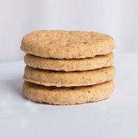 Makanan Ringan Panggang Lezat Biskuit Kelapa Oatmeal Renyah Biji Chia Kue Oat Kelapa